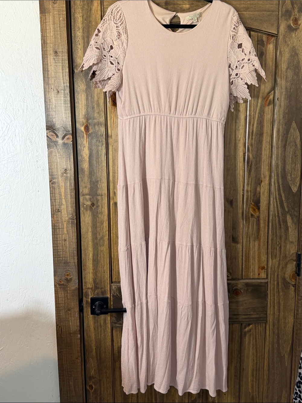 Polagram Blush Pink Maxi Dress